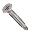 Cross-Recess Counter Sunk Head Screws - Self Drill Steel to Steel