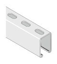 41 x 62 Slotted 2.5mm Channel