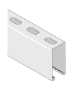 41 x 83 Slotted 2.5mm Channel