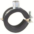 Black Rubber-lined Clips - Hinged (M8/M10)
