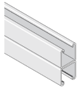 41 x 41 Back to Back Plain 2.5mm Channel