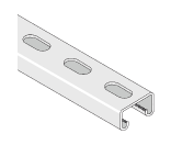41 x 21 Slotted 1.5mm Lightweight Channel