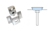 Type AW Lindapter - Alphawedge Decking Fixings